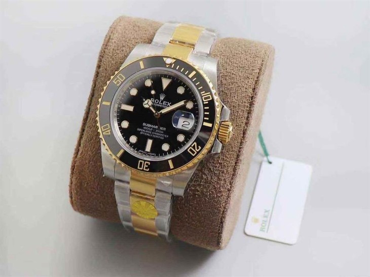 D1最强包金王-D1厂劳力士潜航型间金水鬼全包18K金腕表