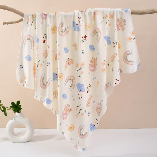 科巢新款ins风纯棉抱单 婴幼儿抱单产房抱被产房裹布浴巾盖毯宝宝抱单  A类 商品图2