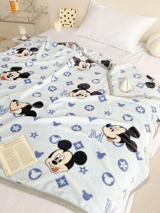 【迪士尼正版授权】儿童卡通毛毯，加厚牛奶绒，盖毯幼儿园午休毯li 商品图11