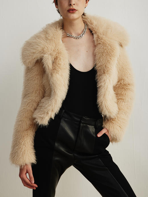 SIJIA｜米驼色短皮草 [ AW2353 ] 商品图6