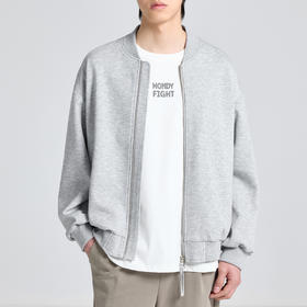 墨麦客男装棒球领休闲夹克男春秋季简约宽松男士外套80715