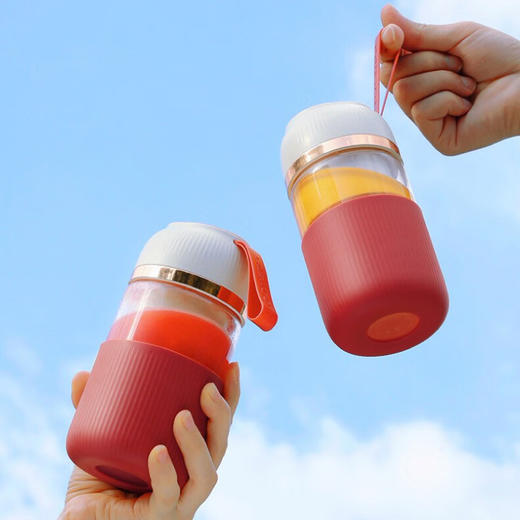 大宇海棠红便携果汁机 商品图4