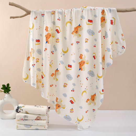 科巢新款ins风纯棉抱单 婴幼儿抱单产房抱被产房裹布浴巾盖毯宝宝抱单  A类 商品图0