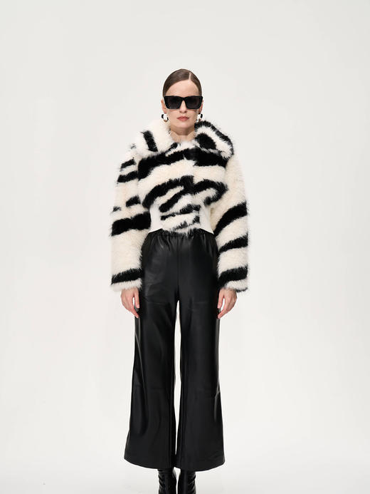 SIJIA｜斑马纹短皮草 [ AW2355 ] 商品图5