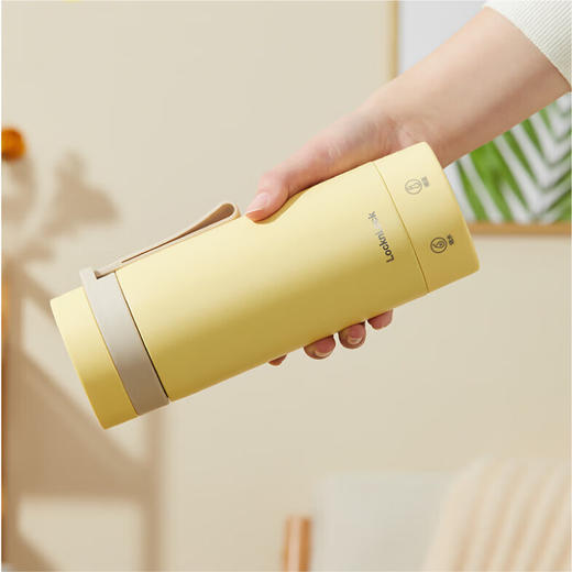 乐扣乐扣黄色便携烧水杯 商品图1