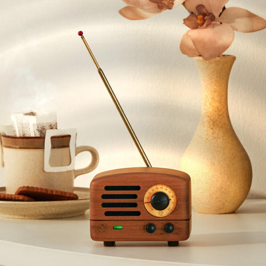 猫王胡桃木蓝牙音箱 商品图1