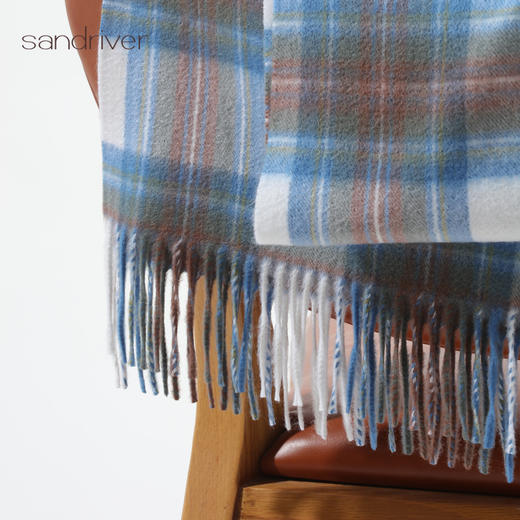 羊绒格子围巾SJF95P600A 商品图3