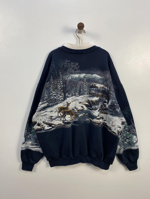 90年代 Vintage ART UNLIMITED SPORTSWEAR 美国制 卫衣 _SLSS(XL) 商品图3