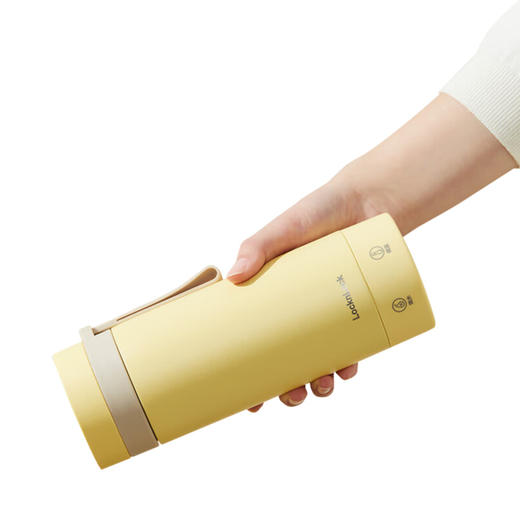 乐扣乐扣黄色便携烧水杯 商品图4