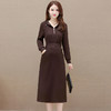 QYM HJ23801-L简约修身时尚连衣裙气质休闲连帽裙 商品缩略图1