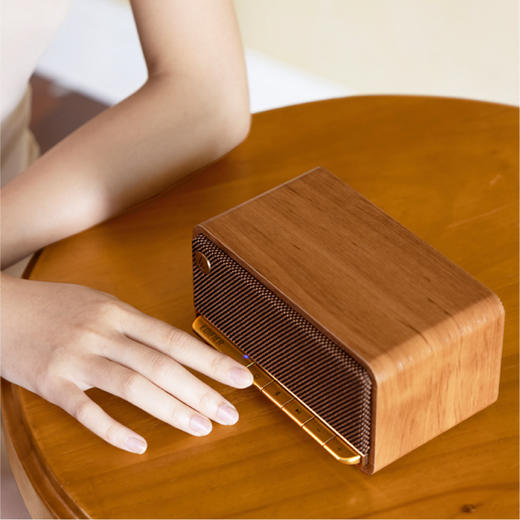 漫步者复古蓝音箱 商品图0