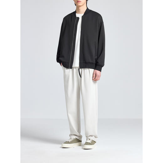 墨麦客男装棒球领休闲夹克男春秋季简约宽松男士外套80715 商品图3