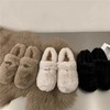 法式晚风毛毛鞋 平底懒人一脚蹬 加绒玛丽珍毛毛鞋 商品缩略图3