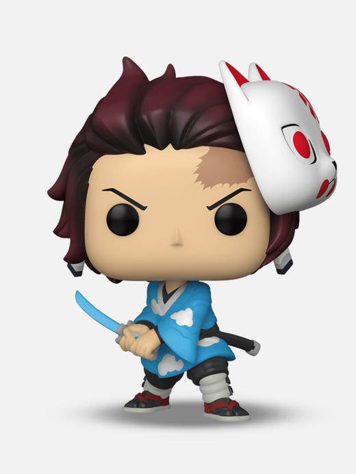Funko POP! Demon Slayer TanjiroW/Mask 日漫鬼灭之刃灶门炭治郎面具限定款手办摆件 49632 商品图3