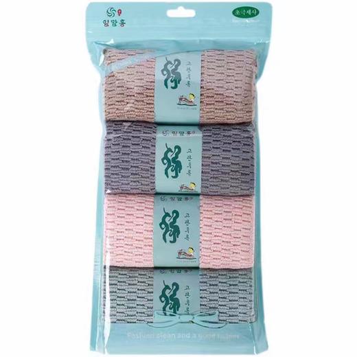 抹布韩国抹布吸水不掉毛擦桌子抹布厨房4条装30*40CM 商品图0