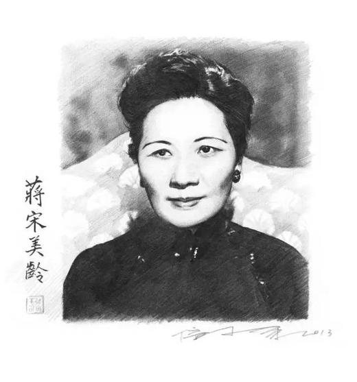 【预定】蒋夫人"宋美龄"手绘山水画大全套12枚 国内难得一见！ 商品图4