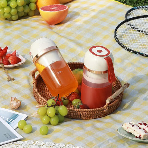 大宇海棠红便携果汁机 商品图1