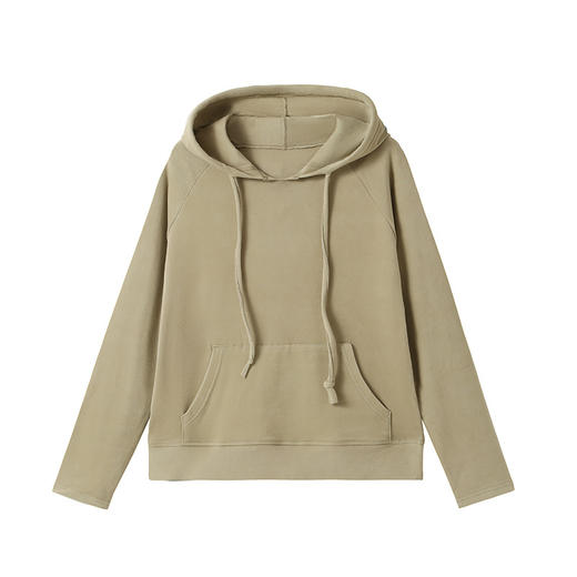 【休闲连帽卫衣】秋冬加厚外搭   长袖外套女  双面磨绒面料 商品图4