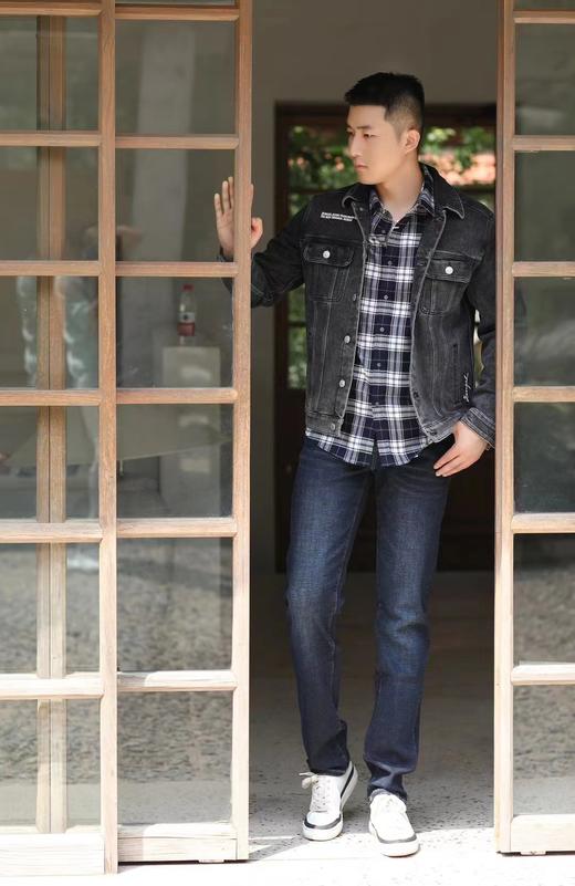 增致男士小直筒8391663特深蓝 商品图0