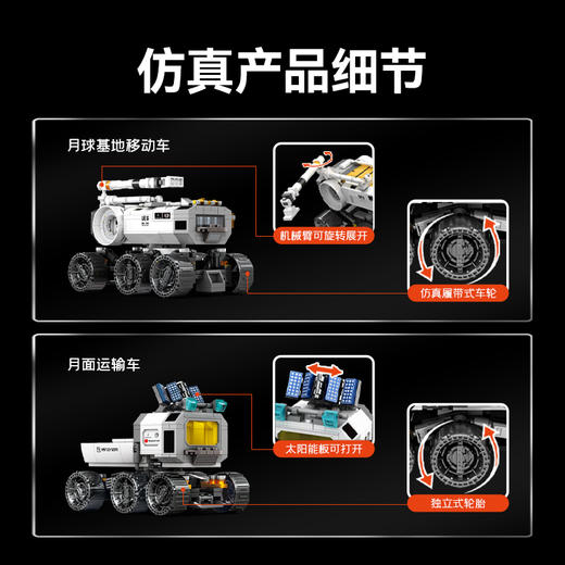森宝积木流浪地球2玩具模型益智拼装积木男孩礼物 商品图3