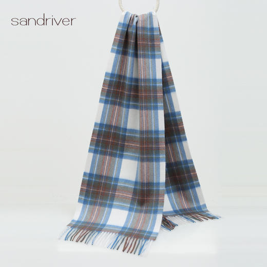羊绒格子围巾SJF95P600A 商品图0