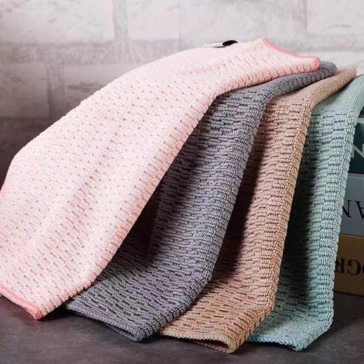 抹布韩国抹布吸水不掉毛擦桌子抹布厨房4条装30*40CM 商品图2