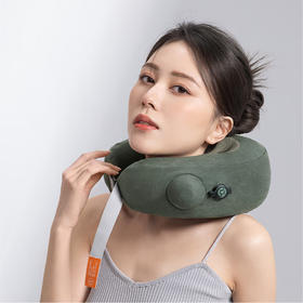 左点充气按摩颈枕