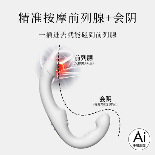 久兴前列腺按摩器后庭开发肛塞异地远程遥控男用 商品图7