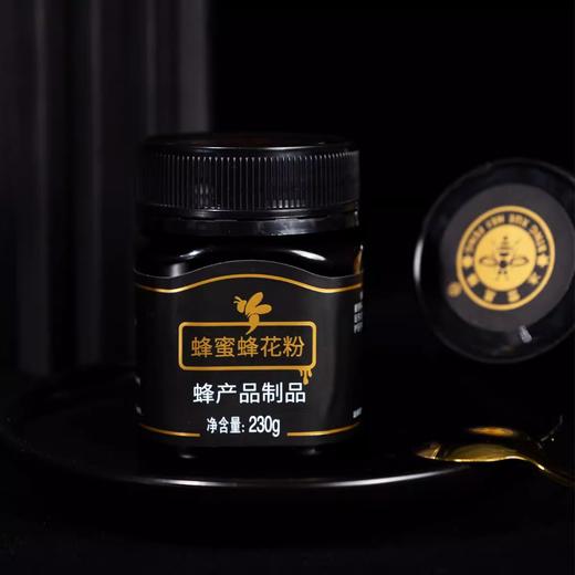 冰雪黑蜂蜂蜜蜂花粉230g瓶装东北饶河特产自然结晶农家椴树雪蜜 商品图3