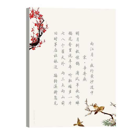 【行楷练字帖】唐诗宋词描红   行书古诗词   硬笔书法钢笔临摹字帖 商品图7