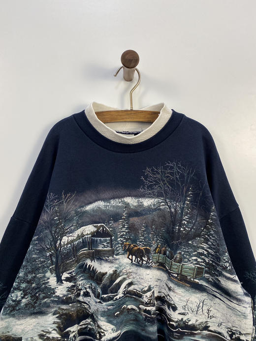 90年代 Vintage ART UNLIMITED SPORTSWEAR 美国制 卫衣 _SLSS(XL) 商品图0