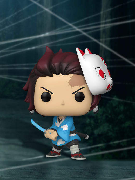 Funko POP! Demon Slayer TanjiroW/Mask 日漫鬼灭之刃灶门炭治郎面具限定款手办摆件 49632 商品图2
