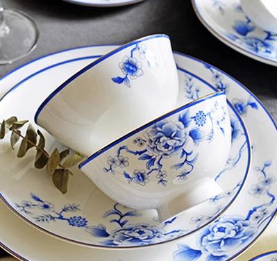 HOMY餐具套装青花凤鸾秀38件组 商品图4