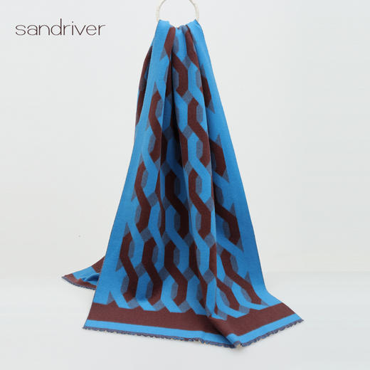 羊绒双面麻花围巾SJF95P005W 商品图3