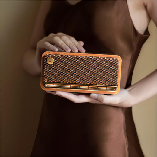 漫步者复古蓝音箱 商品图1