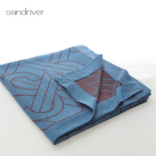 羊绒提花大方巾SJF95K004W 商品图3