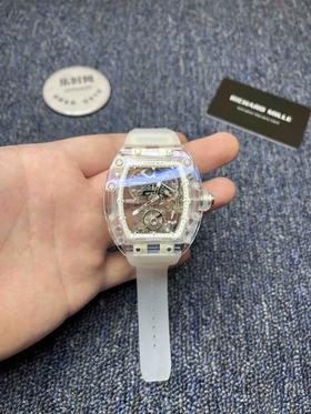 RM新款腕上建筑师 蓝宝石奇迹 琉璃水晶『RICHARD MILLE 』理查德米勒RM56-01 制作一款水晶腕表