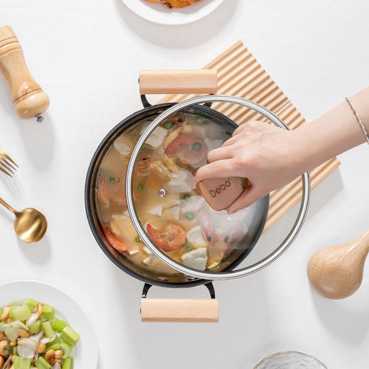 Debo 德铂奥斯本套装锅炒锅煎锅汤锅三件套 商品图4