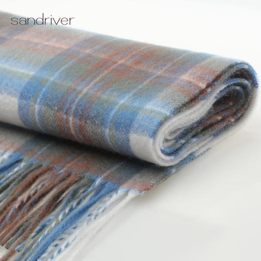 羊绒格子围巾SJF95P600A 商品图5