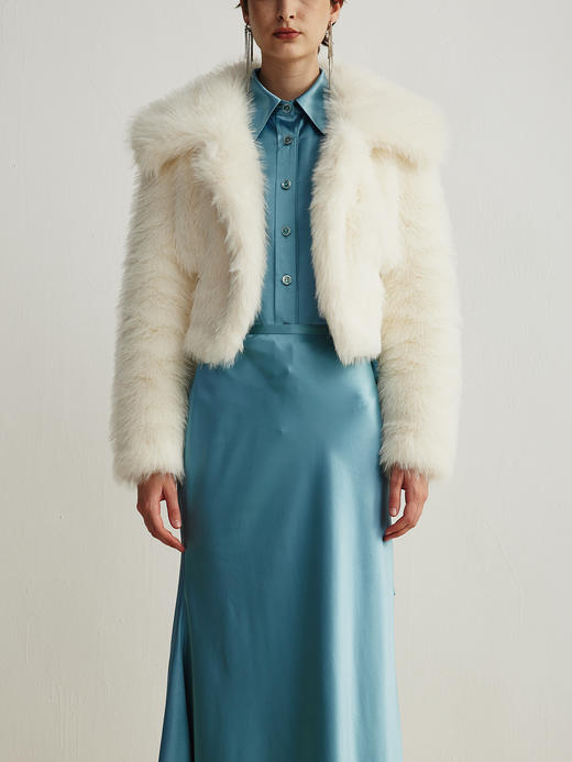 SIJIA｜白色短皮草 [ AW2354 ] 商品图6