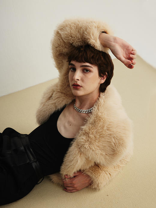 SIJIA｜米驼色短皮草 [ AW2353 ] 商品图4