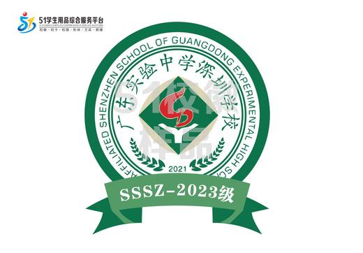 通版定制广东实验中学深圳学校织唛校徽服姓名贴章可缝烫现货发51 商品图2