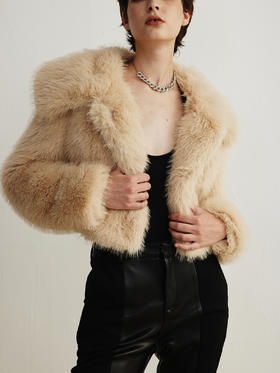 SIJIA｜米驼色短皮草 [ AW2353 ]