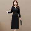 QYM HJ23801-L简约修身时尚连衣裙气质休闲连帽裙 商品缩略图0
