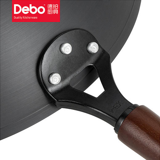 Debo德铂中式炒锅无涂层铁锅炒锅锅 商品图5