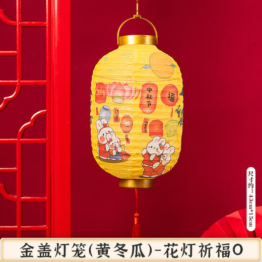 【中秋佳节！节日创意灯笼】中秋节卡通兔子，装饰纸灯笼，手提发光古风灯笼lish 商品图11