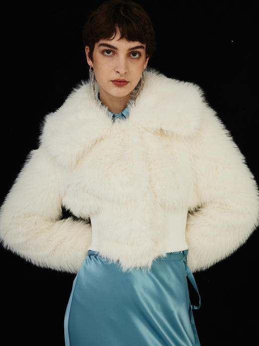 SIJIA｜白色短皮草 [ AW2354 ] 商品图8