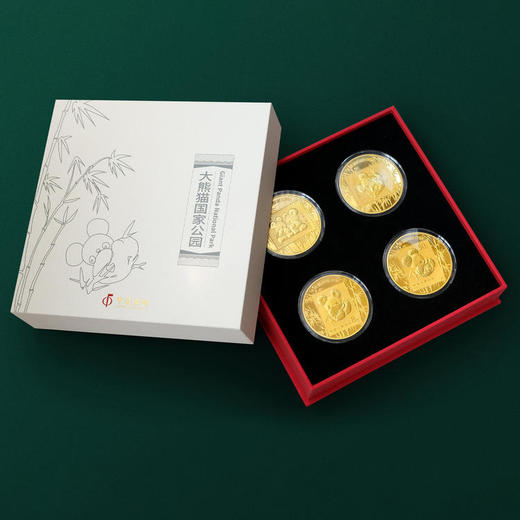 【中国集邮】大熊猫三江源纪念章 商品图0