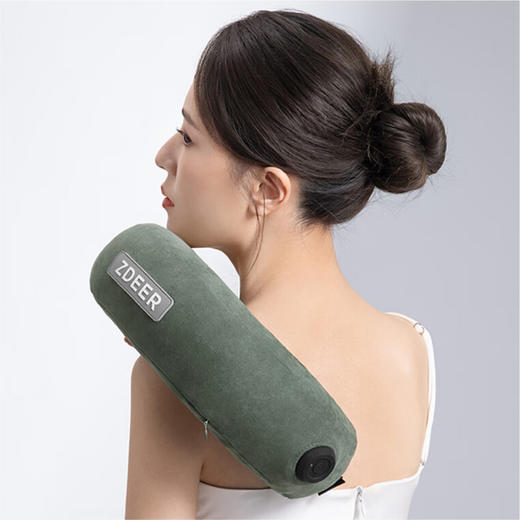左点充气按摩颈枕 商品图3