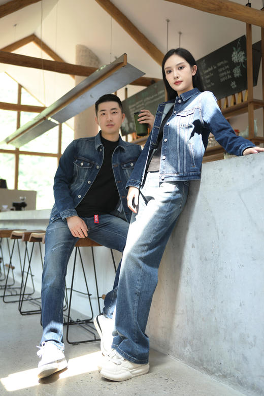 增致女士牛仔衣S7723573青湛蓝 商品图0